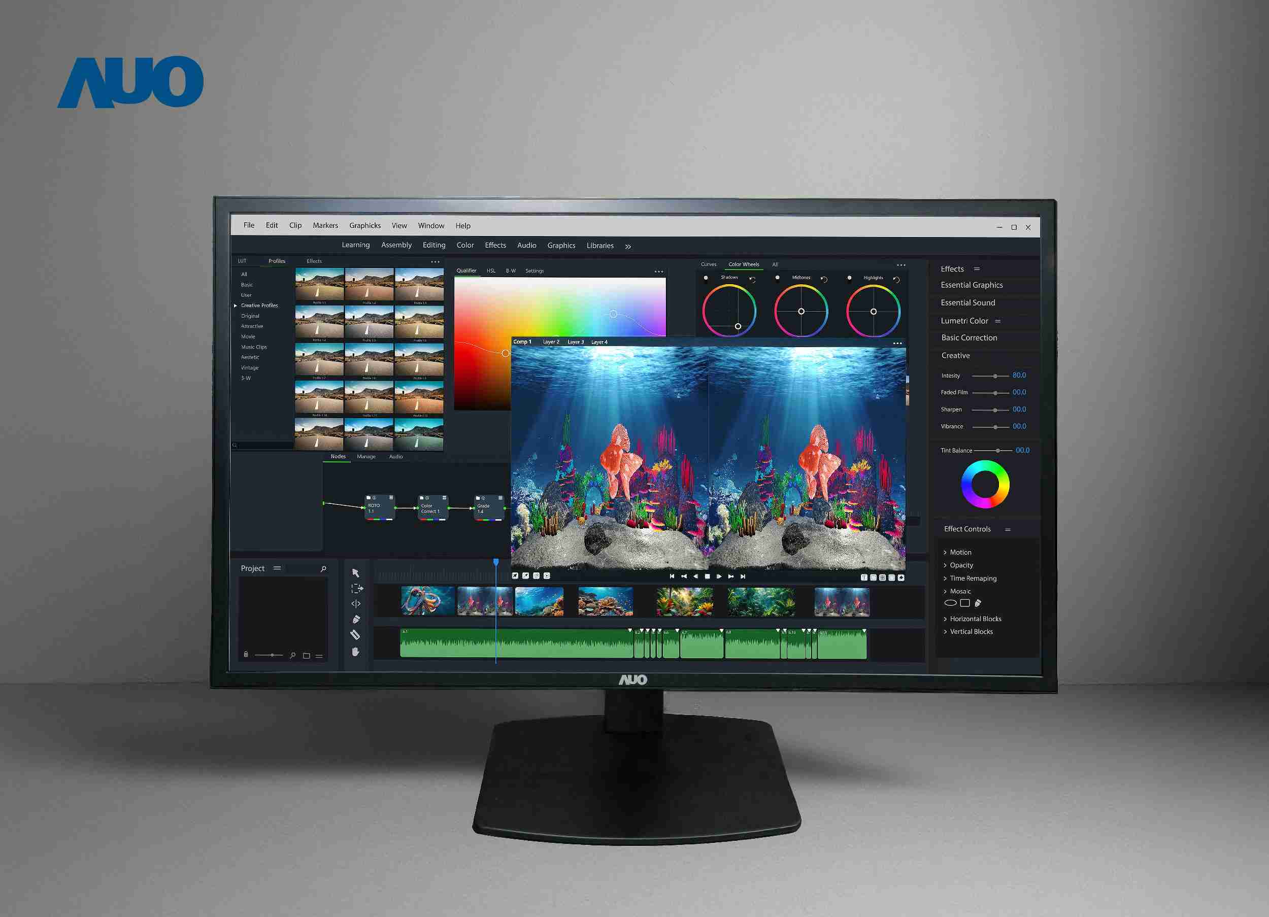 PA直营开发32吋2D/3D专业桌上型显示器，，，拥有8K4K超高分辨率，，，并以低串扰算法优化3D显示效果，，，，搭载自动眼球追踪功能，，，，能实时调整3D图像，，进行实时2D与3D无缝共存窗口，，提供图像设计工作者突破二维接口的崭新工作氛围与效率